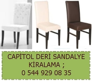 stanbul capitol deri sandalye kiralama