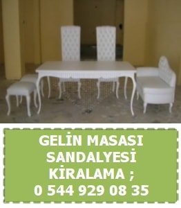 stanbul gelin masas sandalyesi kiralama