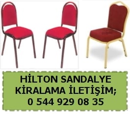 stanbul hilton sandalye kiralama