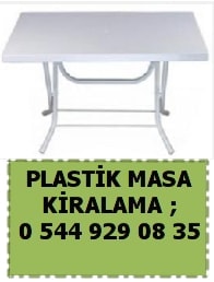 stanbul plastik masa kiralama