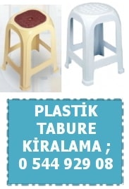 stanbul plastik tabure kiralama