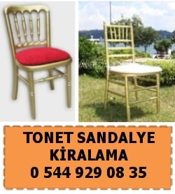 stanbul tonet sandalye kiralama